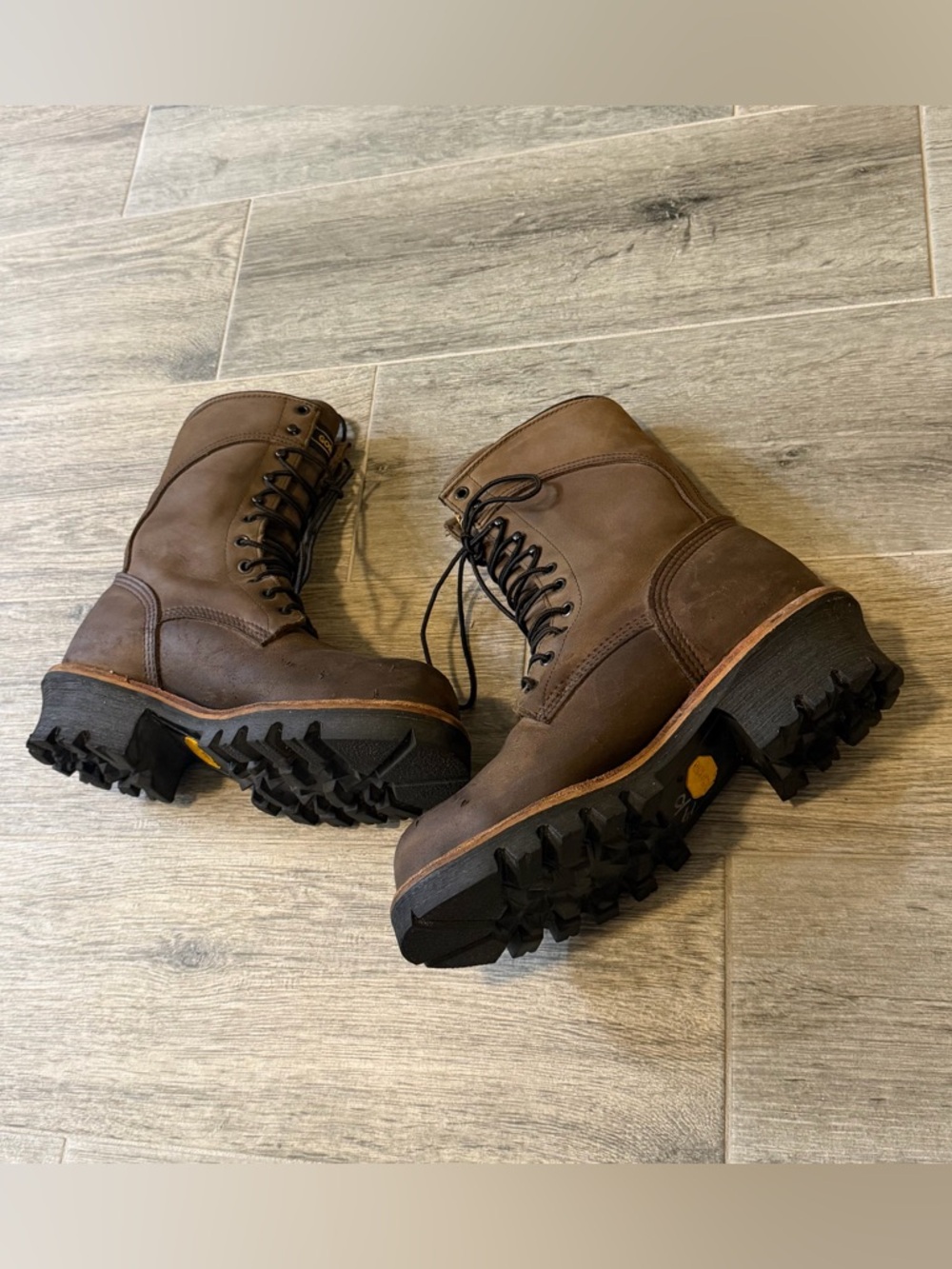 Rare Red Wing Logger Boots 2292Gore-Tex Steel Toe EH Electrical Size 8 Vintage
